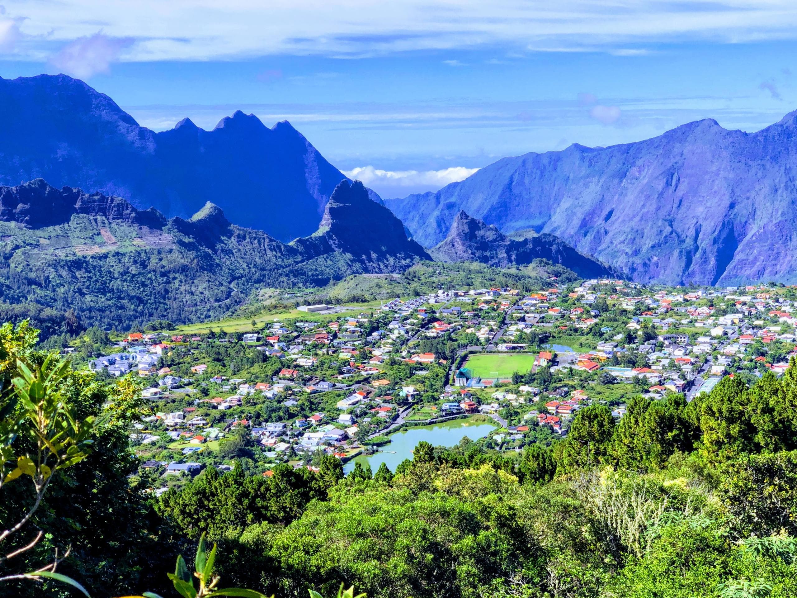 Vue de La Réunion