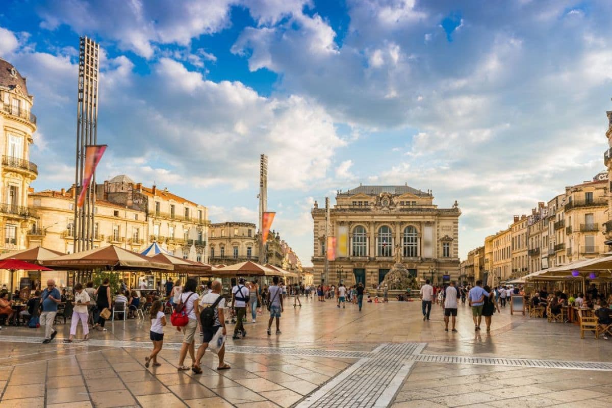 Vue de Montpellier