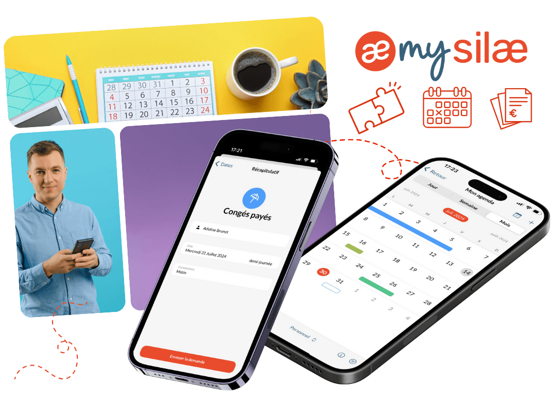 Capture d'écran mySilae — Application salarié : autonomie